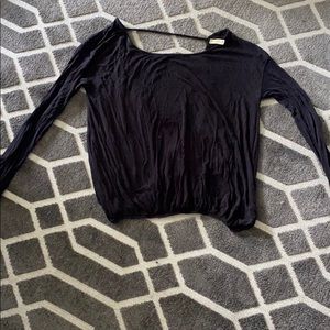 Free people open back long sleeve